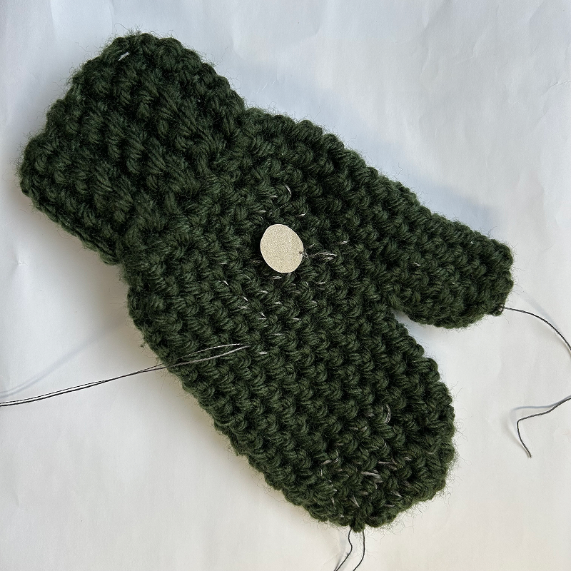 I used a glove I crocheted for project 1 as a prototype.